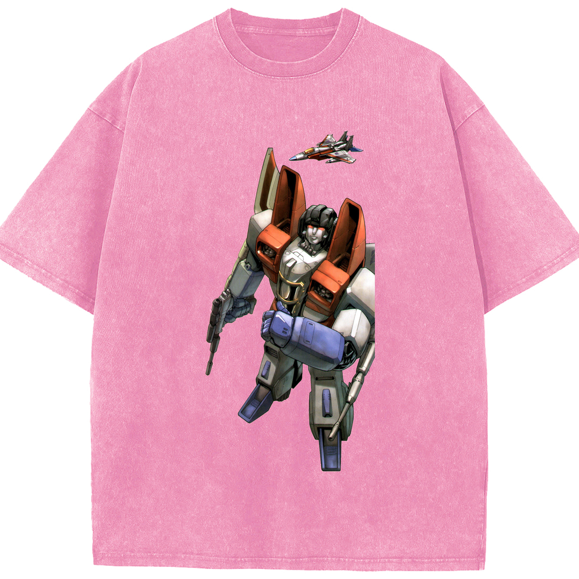 （画像用）  綿100% ヴィンテージ風 半袖Tシャツ（フロントプリント）